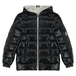 Jakker<Moncler Ganzoring Hætte Full-zip Dunjakke Blå