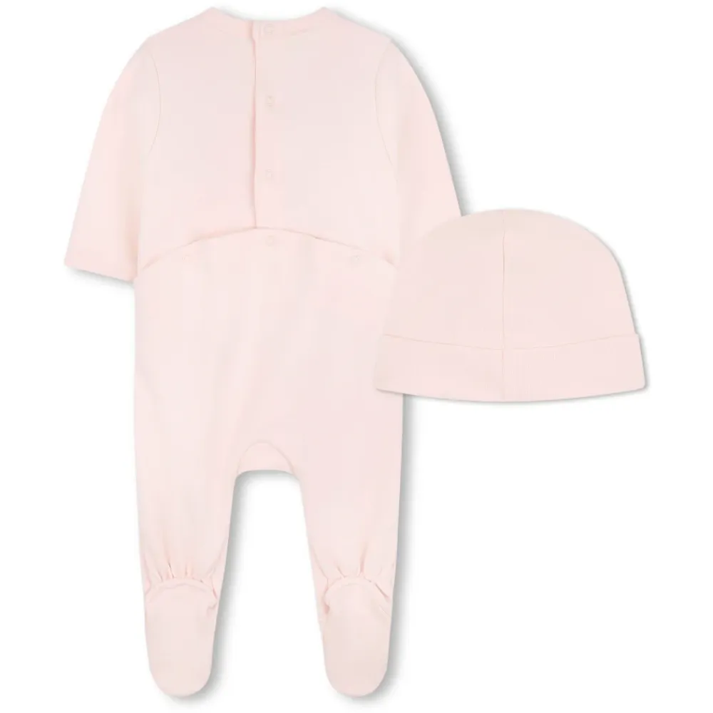 Bodystocking & Sæt^Chloé Gaveæske med Romper & Tæppe Pink