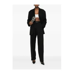 Jakker^The Frankie Shop Gelso Oversized Blazer Sort