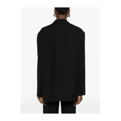 Jakker^The Frankie Shop Gelso Oversized Blazer Sort