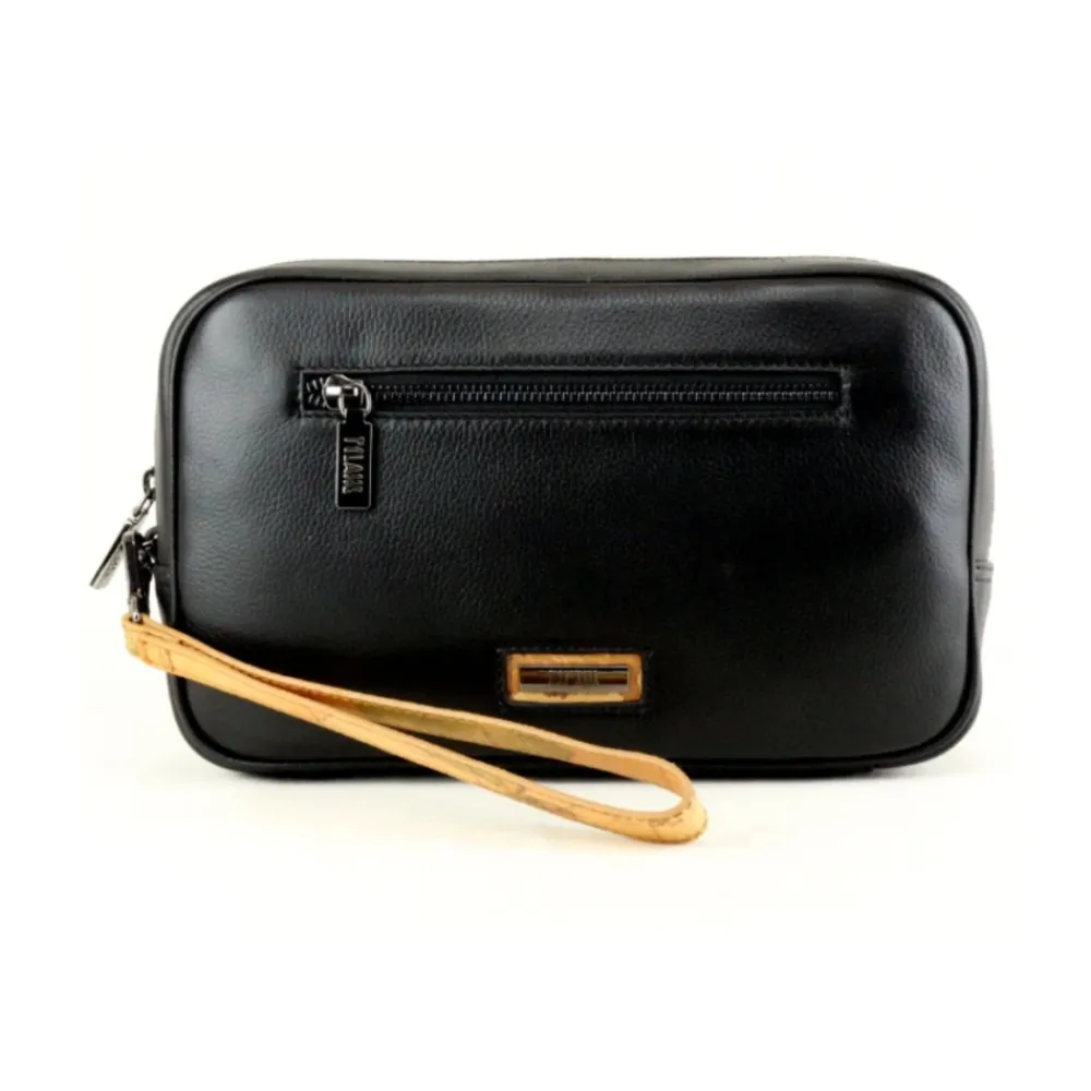 Toilettasker<Alviero Martini 1a Classe Geo Classic Clutch Taske Sort