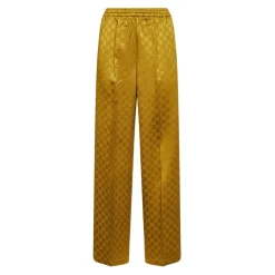 Bukser^Gucci GG Acetate Jacquard Trousers Gul