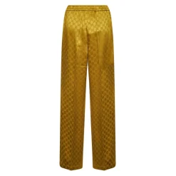 Bukser^Gucci GG Acetate Jacquard Trousers Gul