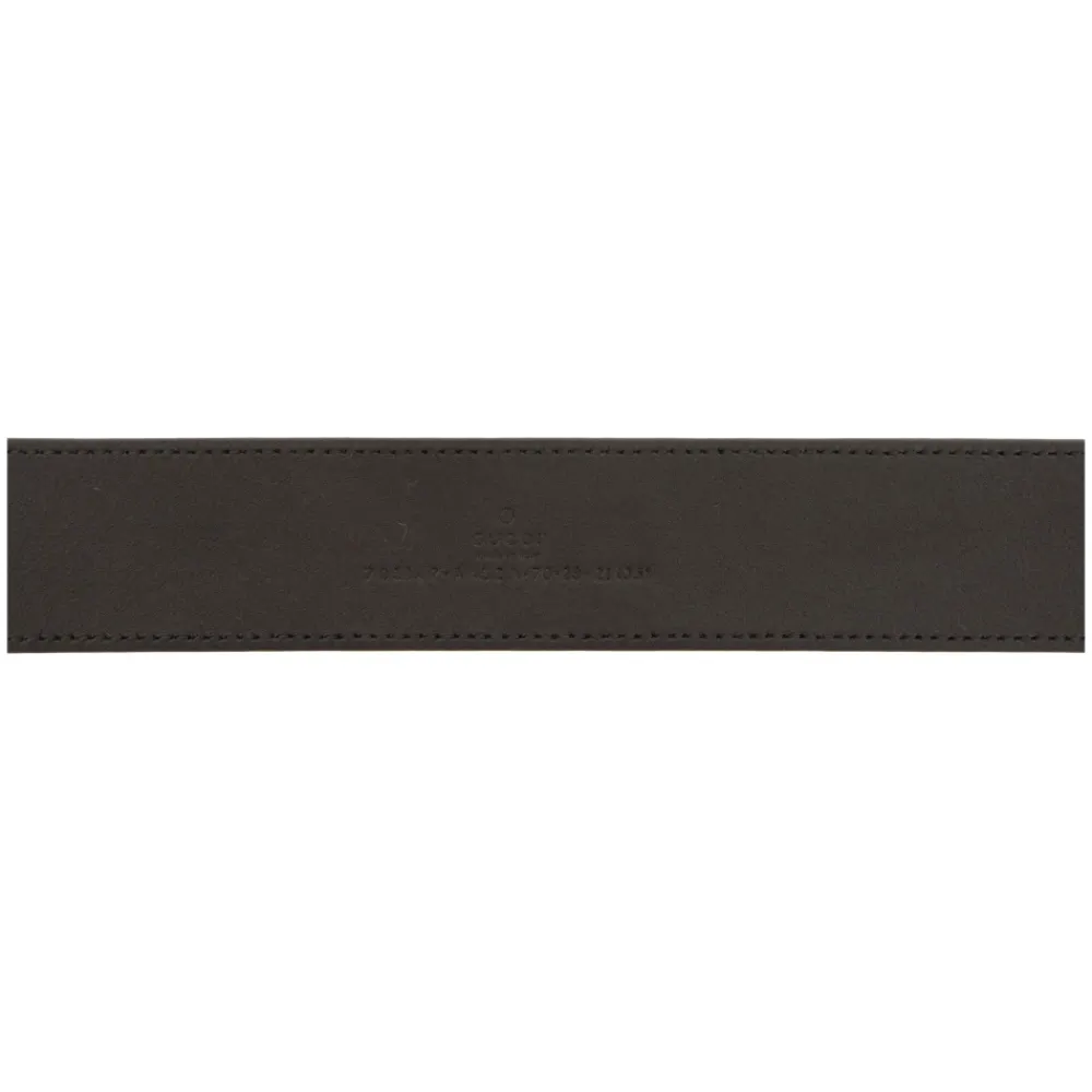 Bælter^Gucci GG Embossed Leather Belt Sort