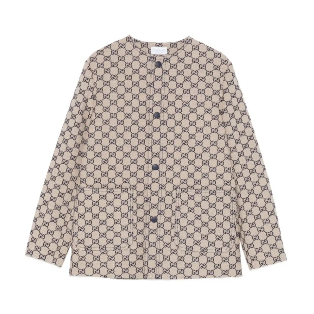 Jakker^Gucci GG Fabric Jacket Beige