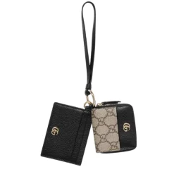 Bæltetasker^Gucci GG Marmont Bi-color Zip Around Wallet Multifarvet