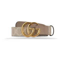 Bælter<Gucci GG Marmont Bælte Beige