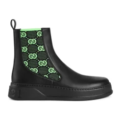 Chelsea Boots<Gucci GG Supreme Ankelstøvler Sort