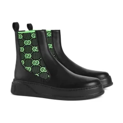 Chelsea Boots<Gucci GG Supreme Ankelstøvler Sort