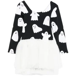 Kjoler & Nederdele<Stella McCartney Ghost Print Tutu Kjole Sort