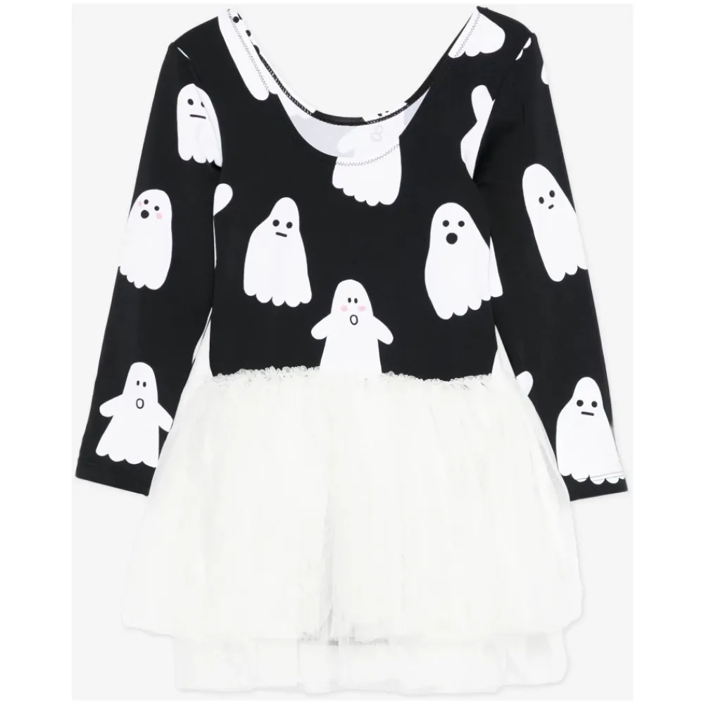 Kjoler & Nederdele<Stella McCartney Ghost Print Tutu Kjole Sort