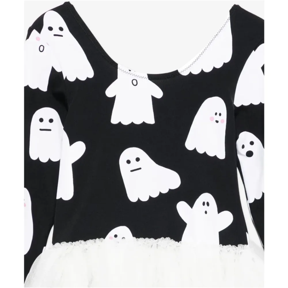 Kjoler & Nederdele<Stella McCartney Ghost Print Tutu Kjole Sort