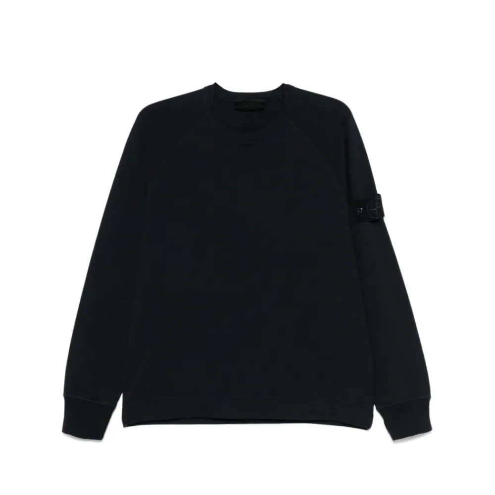Sweatshirts<Stone Island Ghost Sweatshirt Blå