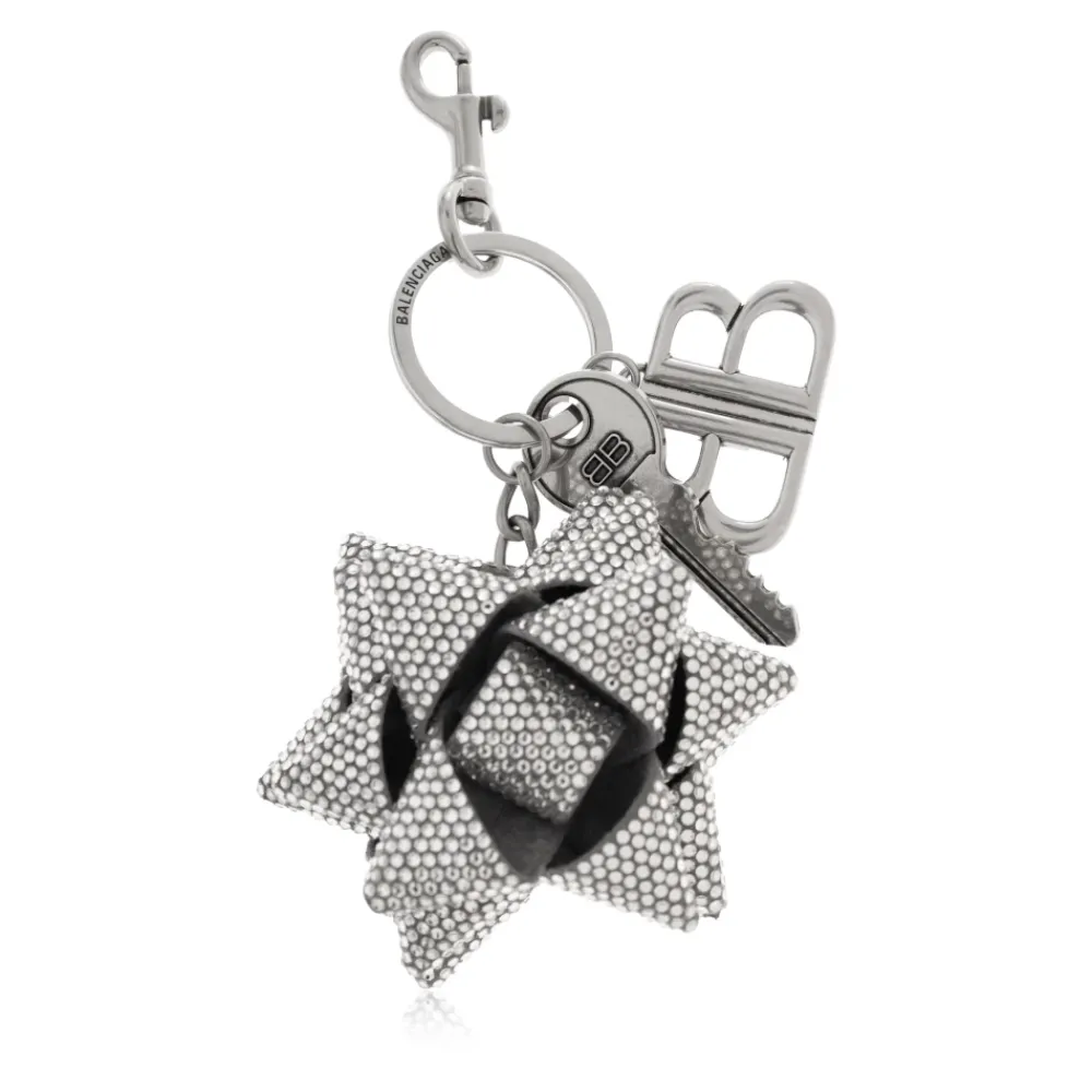 Tilbehør Til Tasker^Balenciaga Gifting Bow Charm Grå