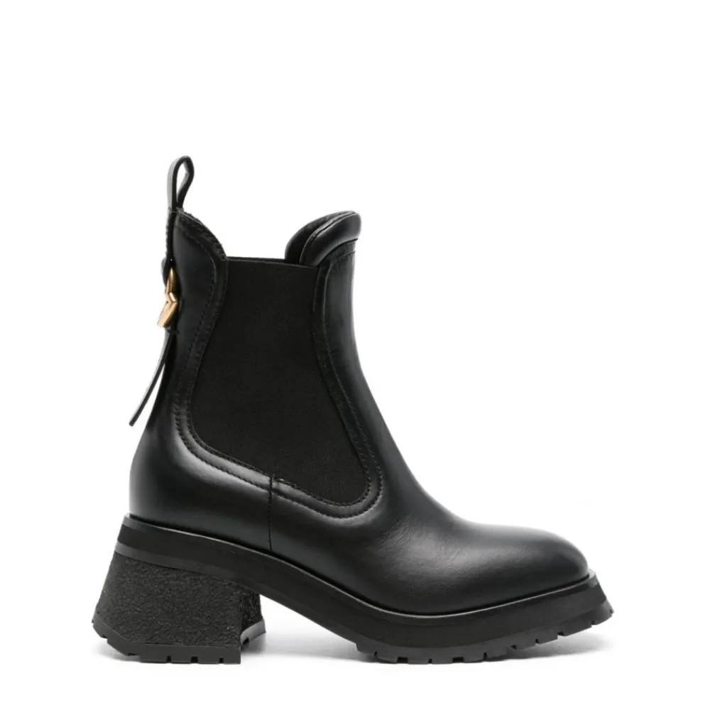 Chelsea Boots^Moncler Gigi Chelsea Ankelstøvler Sort
