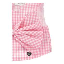 Bodystocking & Sæt<Monnalisa Gingham Bow Set Pink