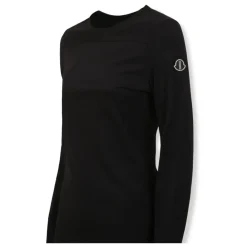 T-Shirts & Toppe|Træningstrøjer<Moncler Girder LS T Sort