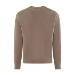 Strik^Jacob Cohën Girocollo Lana Cashmere Beige