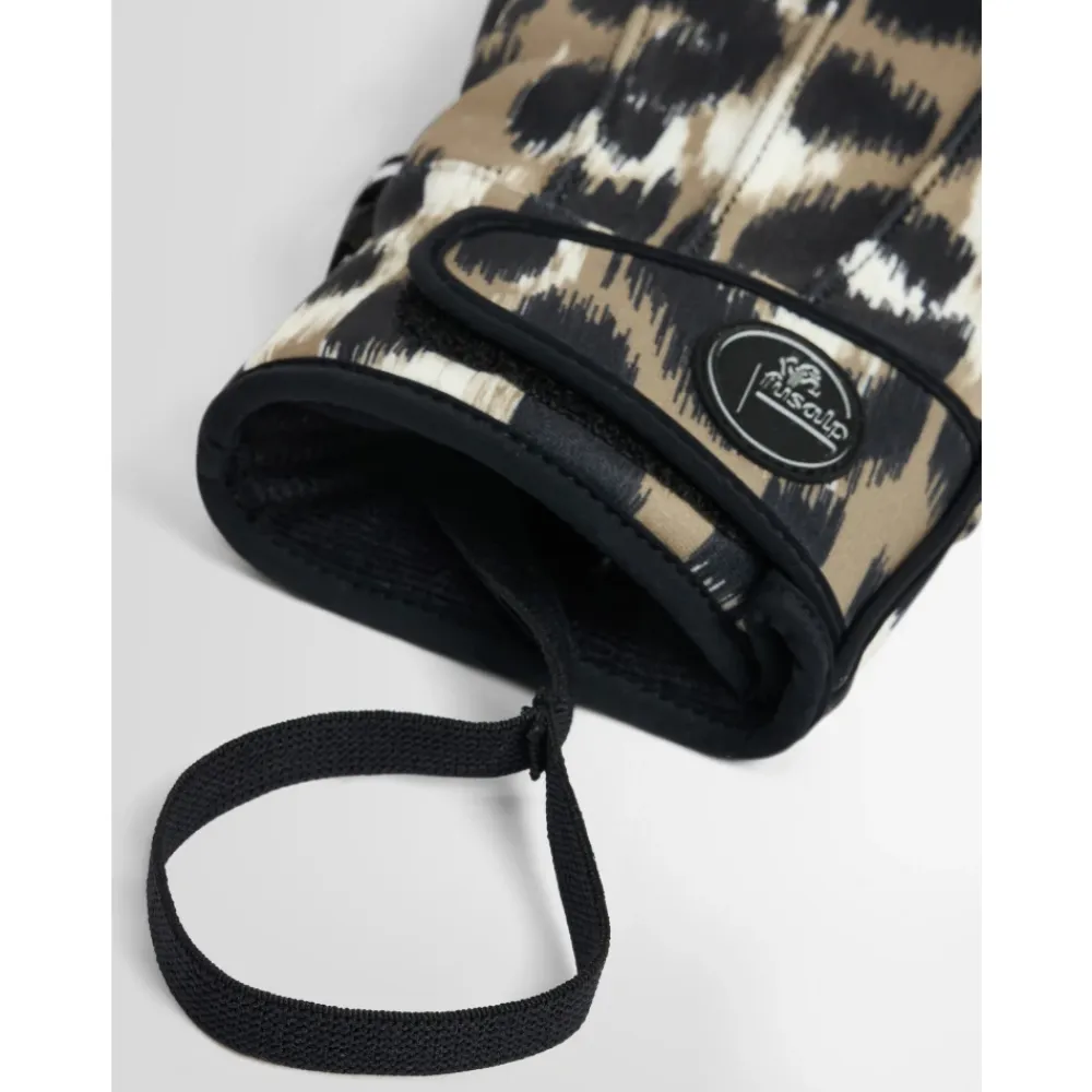 Handsker^Fusalp Glacier W Print Ski Handsker Brun