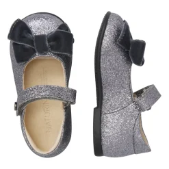 Ballerinasko<Naturino Glitter Fabric Ballerina Grå