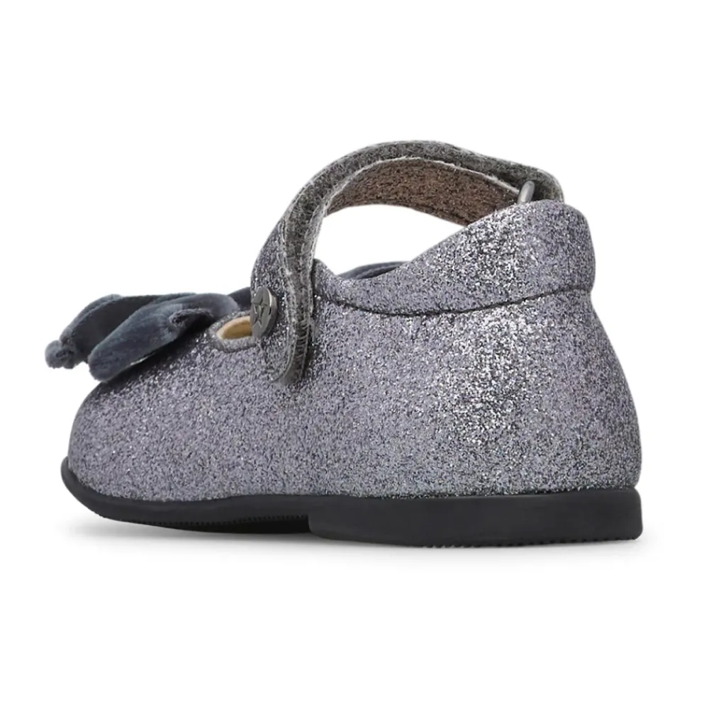Ballerinasko<Naturino Glitter Fabric Ballerina Grå