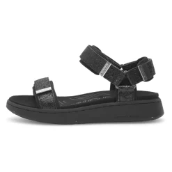 Sandaler<Woden Glitter Line Sandal Moderne Komfort Sort