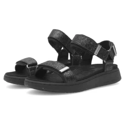 Sandaler<Woden Glitter Line Sandal Moderne Komfort Sort