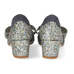 Pumps|Stiletter^Angulus Glitter Pump med Sløjfe - Forårskollektion Grå