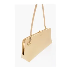 Clutch<Jil Sander Goji Skuldertaske i Champagne Beige