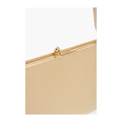 Clutch<Jil Sander Goji Skuldertaske i Champagne Beige