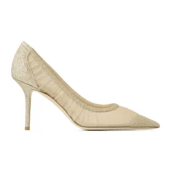 Pumps|Stiletter<Jimmy Choo Golden Salon Textile T8 Pumps Beige