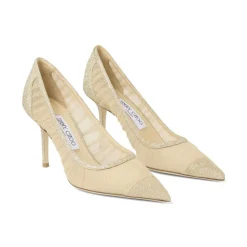 Pumps|Stiletter<Jimmy Choo Golden Salon Textile T8 Pumps Beige