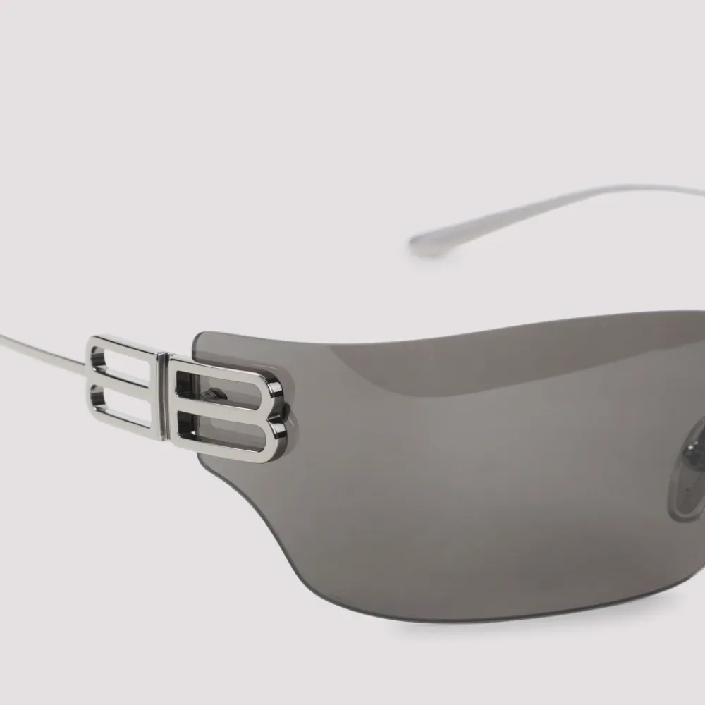 Solbriller|Solbriller<Balenciaga Gossip Square Sunglasses Grå