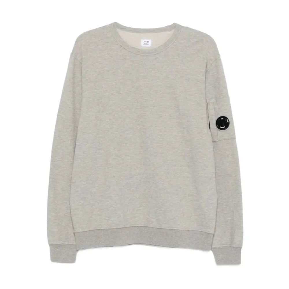 Strik^C.P. Company Bomuld Rund Hals Sweater Grå