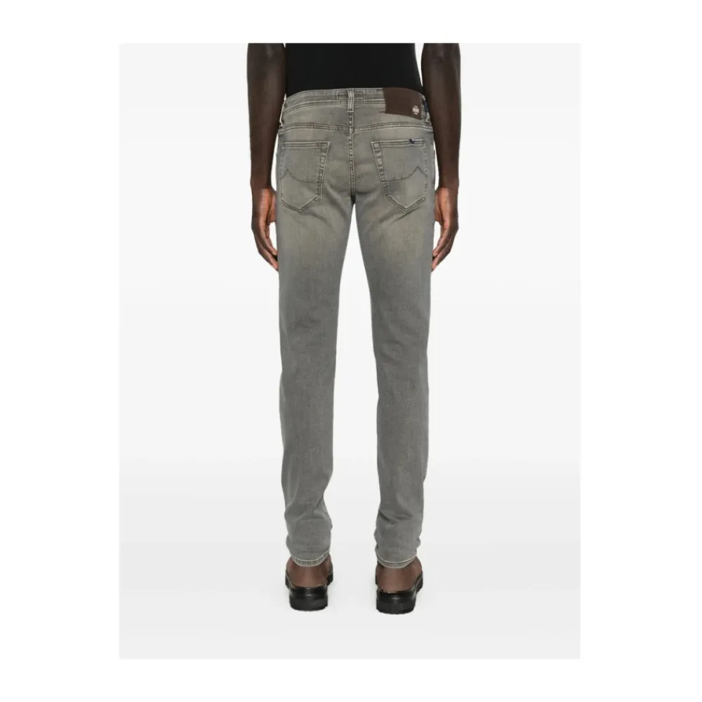 Jeans<Jacob Cohën Fem-Lomme Knaphuls Jeans Grå