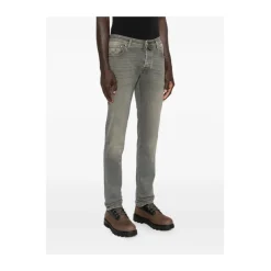 Jeans<Jacob Cohën Fem-Lomme Knaphuls Jeans Grå