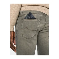 Jeans<Jacob Cohën Fem-Lomme Knaphuls Jeans Grå