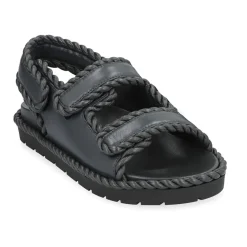 Sandaler^Bottega Veneta Flade Sandaler med Torchon Pynt Grå