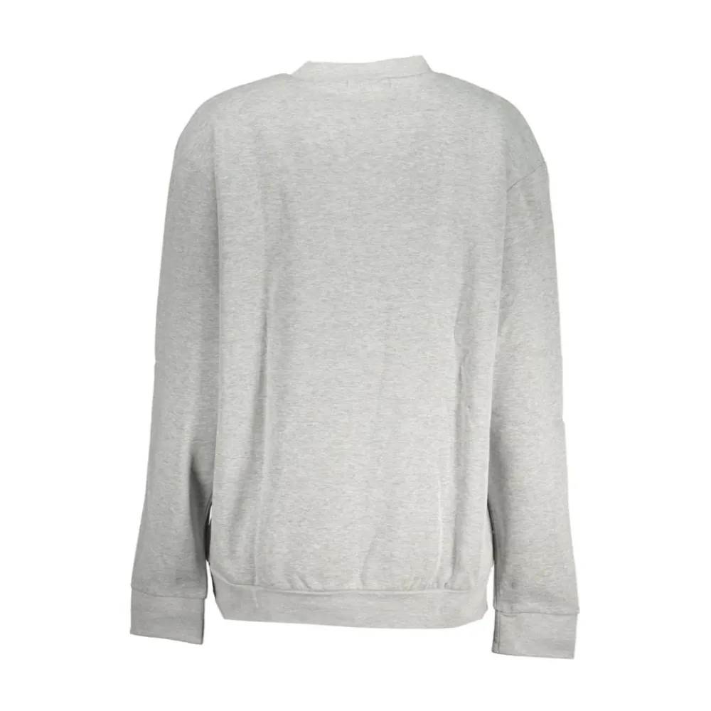 Sweatshirts^Cavalli Class Fleece Sweatshirt med Rund Hals Grå