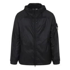 Jakker^Stone Island Grå Jakke til Mænd AW25 Sort