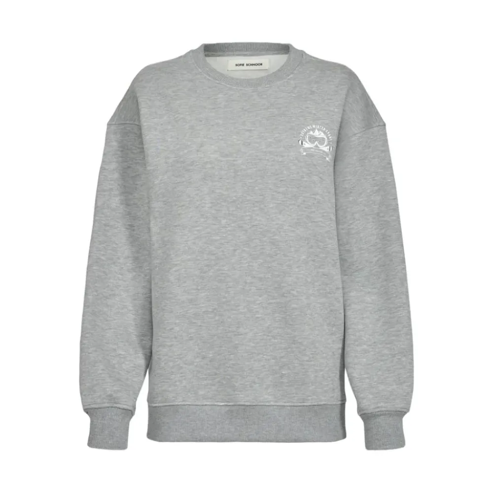 Sweatshirts<Sofie Schnoor Melange Ski Patrol Sweatshirt til Kvinder Grå