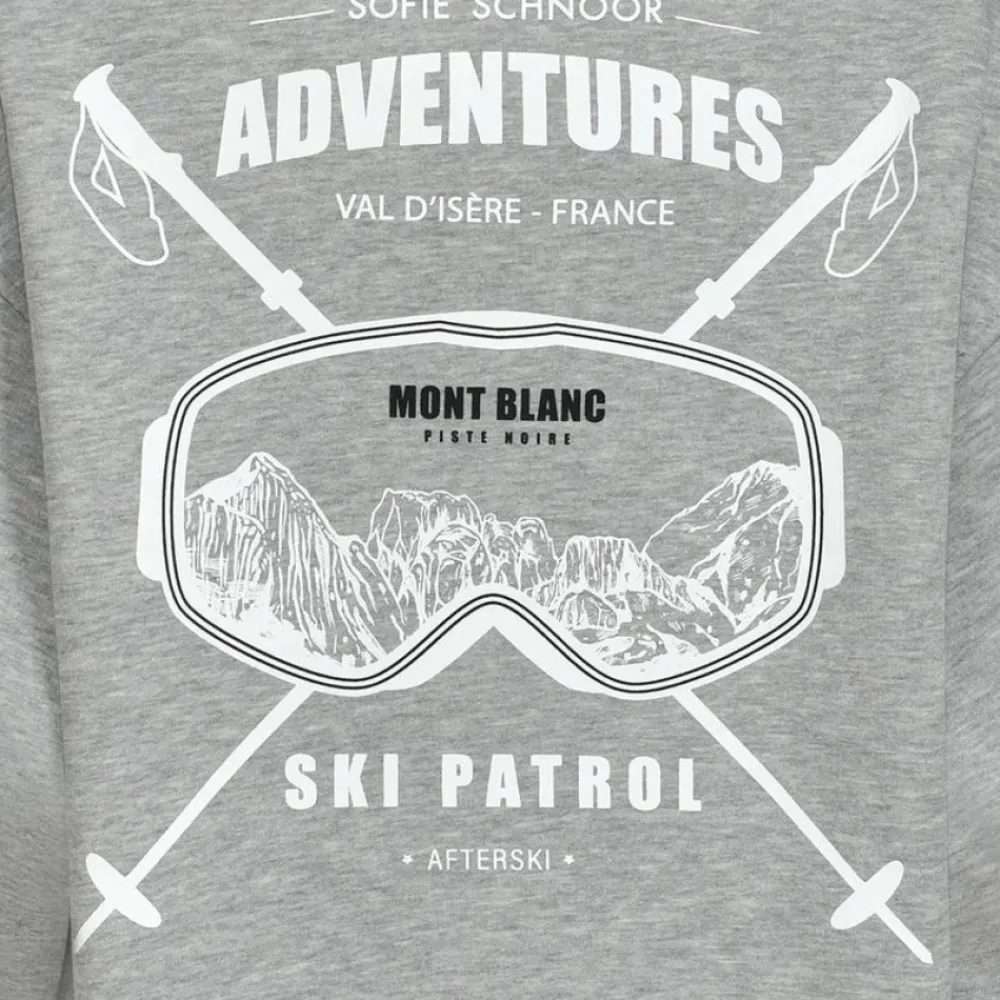 Sweatshirts<Sofie Schnoor Melange Ski Patrol Sweatshirt til Kvinder Grå