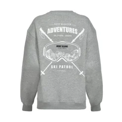 Sweatshirts<Sofie Schnoor Melange Ski Patrol Sweatshirt til Kvinder Grå