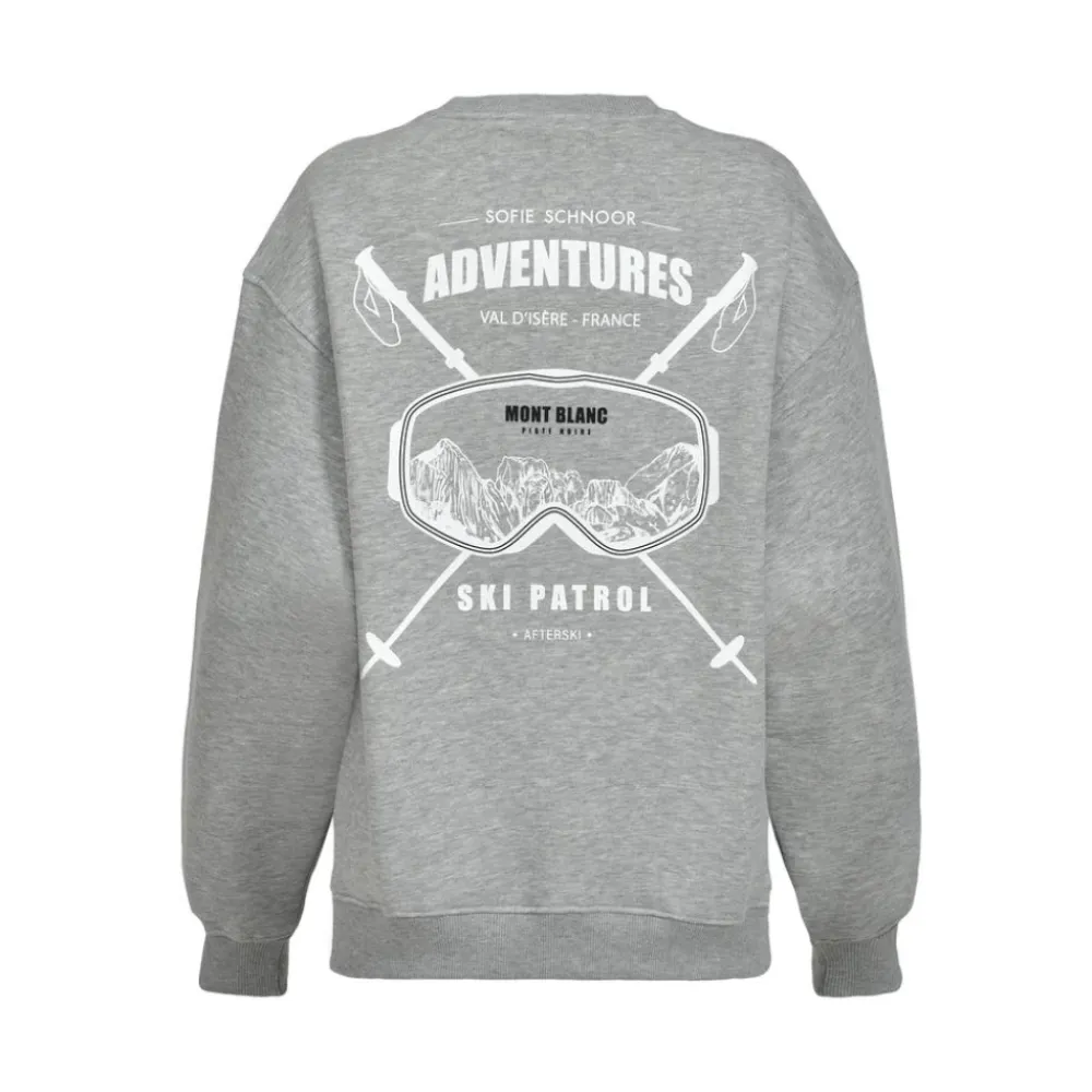 Sweatshirts<Sofie Schnoor Melange Ski Patrol Sweatshirt til Kvinder Grå