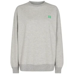 Sweatshirts^Sofie Schnoor Melange Sweatshirt til Kvinder - S232331 Grå