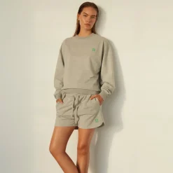 Sweatshirts^Sofie Schnoor Melange Sweatshirt til Kvinder - S232331 Grå