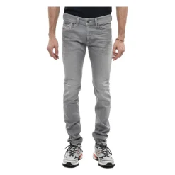 Jeans<Diesel Skinny Jeans med Fem Lommer Grå