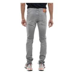 Jeans<Diesel Skinny Jeans med Fem Lommer Grå