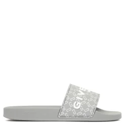 Sandaler<Givenchy Slide Sandaler med Logo Motif Grå
