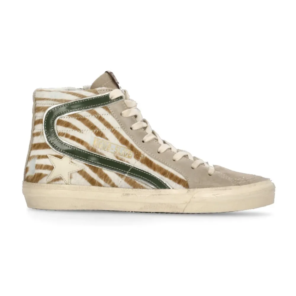 Sneakers<Golden Goose Sneakers med Animalier Mønster Grå